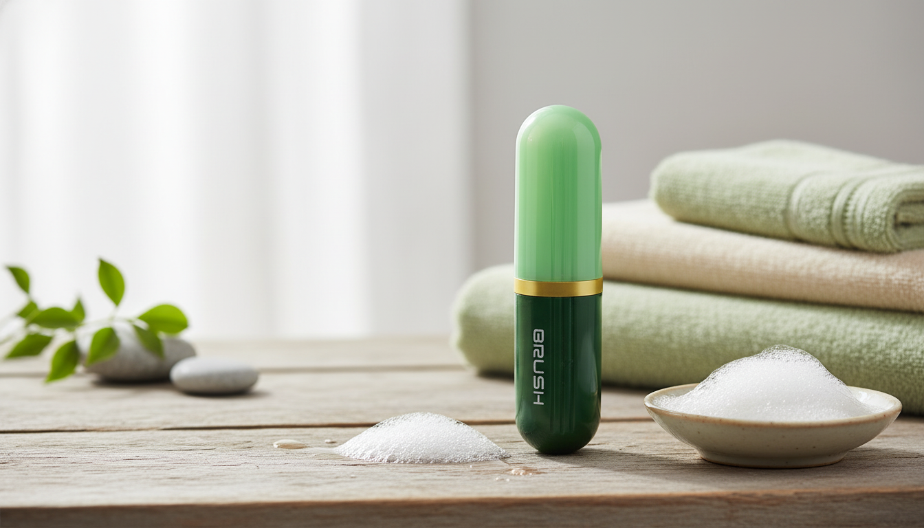 3-in-1 Portable Cleaning Brush With Soap Dispenser